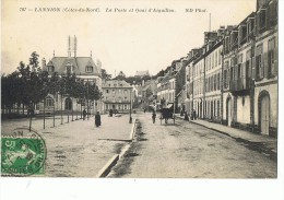 LANNION --La Poste Et Quai De L'Aiguillon - Lannion