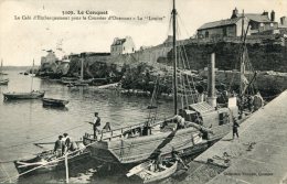 CPA 29 LE CONQUET LA CALE D EMBARQUEMENT POUR LE COURRIER D OUESSANT LA LOUISE 1934 - Le Conquet