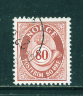 NORWAY - 1978  Posthorn  80o  Used As Scan - Gebraucht