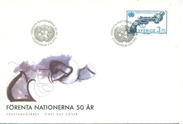 Sweden 1995 FDC 50th Anniversary  United Nations - Covers & Documents