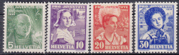 ZWITSERLAND - Michel - 1936 - Nr 306/09 - MNH** - Unused Stamps