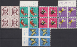 ZWITSERLAND - Michel - 1954 - Nr 602/06 (Blok/Bloc 4) - MNH** - Unused Stamps