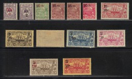 NCE N° 126 à 138 * (1 Timbre Pli NC) - Unused Stamps