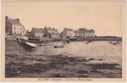 Ile Tudy (Finistère) Le Port à Marée Basse - Ile Tudy