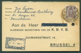 714 Sur Carte Lettre Obli Lier - Zimmertoren Le20-8-51 (Lot 562) - Briefe U. Dokumente