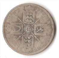 GRANDE-BRETAGNE 1 FLORIN   1920  ARGENT - J. 1 Florin / 2 Schillings