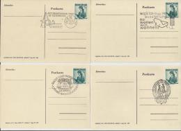 == AT 4 Karten Mit SST 1960 - Franking Machines (EMA)