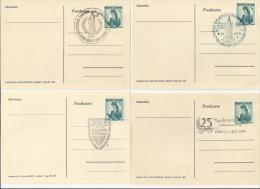 == AT  4 Karten  Mit  SST 1960 - Franking Machines (EMA)