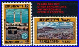 BANGLADESH 1978 PILGRIMAGE TO MECCA  SC# 154-155 VF MNH RELIGION MOSQUE - Islam