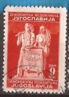 1945 JUGOSLAVIJA  Acclaim PEOPLE'S REPUBLIC USED - Oblitérés