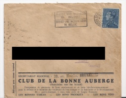 Lettre De Belgique Pour Le Maroc. (Voir Commentaires) - Sellados Mecánicos