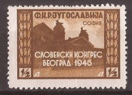 1946  JUGOSLAVIJA Slav Congress PANSLAWISCHER KONGRESS BULGARIA SOFIA  THEATRE  NEVER HINGED - Neufs