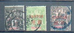 CANTON 121 - YT 1-5-10 Obli - Used Stamps