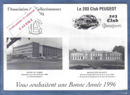 Carte Postale 59. Lomme Le 203 Peugeot Club  Lomois  Trés Beau Plan - Lomme