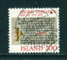 ICELAND - 1979 Snorri Sturluson 200k Used (stock Scan) - Oblitérés