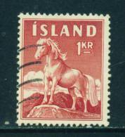 ICELAND - 1958 Pony 1k Used (stock Scan) - Gebraucht