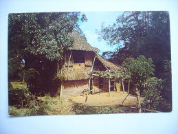 Philippines: Typical Stilt House Nipa Hut - Small Format - Filippine