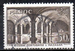 FRENCH MOROCCO 1955 Portuguese Cistern, Mazagan - 50f. - Sepia  FU - Usati