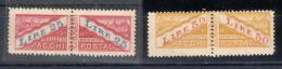 Rep. Di San Marino - 1946 - Sass. 31-32 ** - Spoorwegzegels