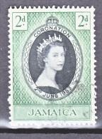 Jamaica, 1953, Coronation, SG 153, Used - Jamaïque (...-1961)