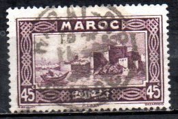 FRENCH MOROCCO 1933 Rabat - 45c. - Purple   FU - Usati