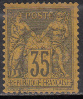 France Used 35c  Sage Series - 1876-1878 Sage (Tipo I)