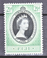 Fiji, 1953, Coronation, SG 278, MNH - Fiji (...-1970)