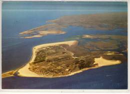 Nordseeheilbad BORKUM - Luftbild, Flugaufnahme, Panorama     1977 - Borkum