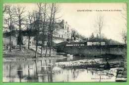 86 COUHE-VERAC - Vue Du Pont Et Du Chateau - Couhe