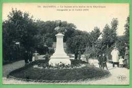 92 BAGNEUX - Le Square Et La Statue De La République Inaugurée Le 14 Juillet 1906 - Bagneux