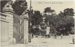 30/CPA A - Alais - Entrée Du Jardin Du Bosquet - Alès