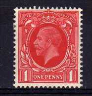 Great Britain - 1934 - 1d Definitive (Inverted Watermark) - MH - Unused Stamps