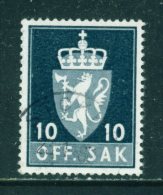 NORWAY - 1955+  Officials  10o  Used As Scan - Servizio