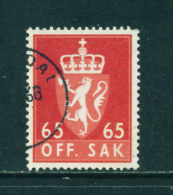 NORWAY - 1955+  Officials  65o  Used As Scan - Servizio