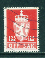 NORWAY - 1955+  Officials  1k25  Used As Scan - Servizio