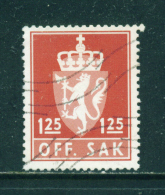 NORWAY - 1955+  Officials  1k25  Used As Scan - Servizio
