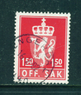 NORWAY - 1955+  Officials  1k50  Used As Scan - Dienstzegels