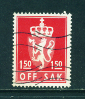 NORWAY - 1955+  Officials  1k50  Used As Scan - Dienstmarken