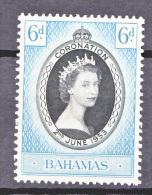 Bahamas, 1953, Coronation, SG 200, MNH - 1859-1963 Colonie Britannique