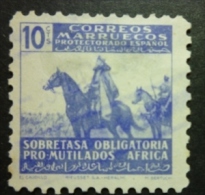 MARRUECOS - BENEFICENCIA 1943: Edifil 23 / YT 36, O - FREE SHIPPING ABOVE 10 EURO - Spanish Morocco