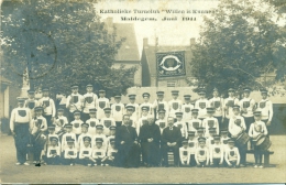 SUPER RARE Fotokaart - Maldegem Juni 1911 - Katholieke Turnclub "Willen Is Kunnen" - Maldegem