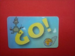 Global One 500 BEF Used Rare - [2] Prepaid & Refill Cards