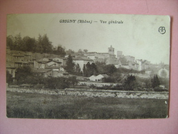 CP GRIGNY  VUE GENERALE - ECRITE EN 1921 - Grigny