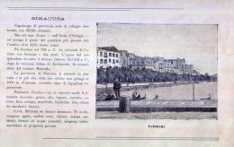 SIRACUSA - Fine ´800 - Estampes & Gravures