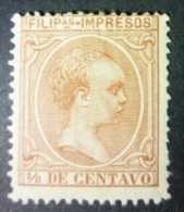 FILIPINAS 1894: Edifil 108, (*) Nsg - FREE SHIPPING ABOVE 10 EURO - Filippine