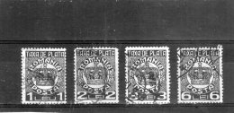 1947 -   FRAIS DES PAIEMENT  /  Couronne   Mi No 69/72 Et Yv 91/94 - Postage Due