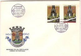 Portugal FDC & 8º Cent. Da Cidade De Tomar 1970 - Omslagen