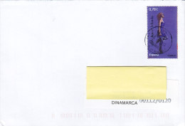 Spain MADRID 2013 Cover Letra To Denmark Irish Dance Tanzen Stamp - Covers & Documents