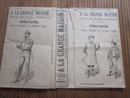 Rare Super Protège Livre Avec Publicité "Grande Maison"rue Noailles Marseille (illustration)Roumanille Libraire Avignon - Omslagen Van Boeken