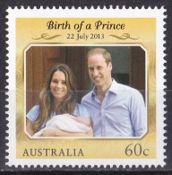 Australia 2013 Birth Of A Prince 60c MNH - Mint Stamps